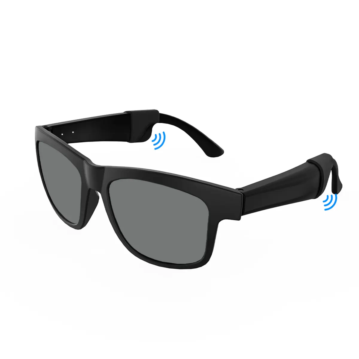 Smart Audio Glasses Bluetooth Sunglasses with Built-in Mic Speakers Athletic Outdoor UV Protection Unisex Wireless Headphone for Music & Calling