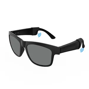 Smart Audio Glasses Bluetooth Sunglasses with Built-in Mic Speakers Athletic Outdoor UV Protection Unisex Wireless Headphone for Music & Calling