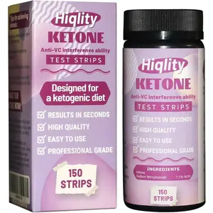 150 Count Keto Test Strips, Accurate Urine Ketone Test Strips for Ketosis and Ketone Tracking