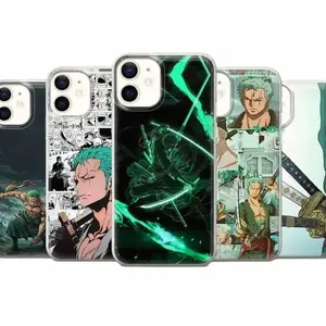 Roronoa Zoro Phone Case One Piece Swordsman Cover Compatible with iPhone X, 11, 12, 13, 14, 15, 16, 17 & more