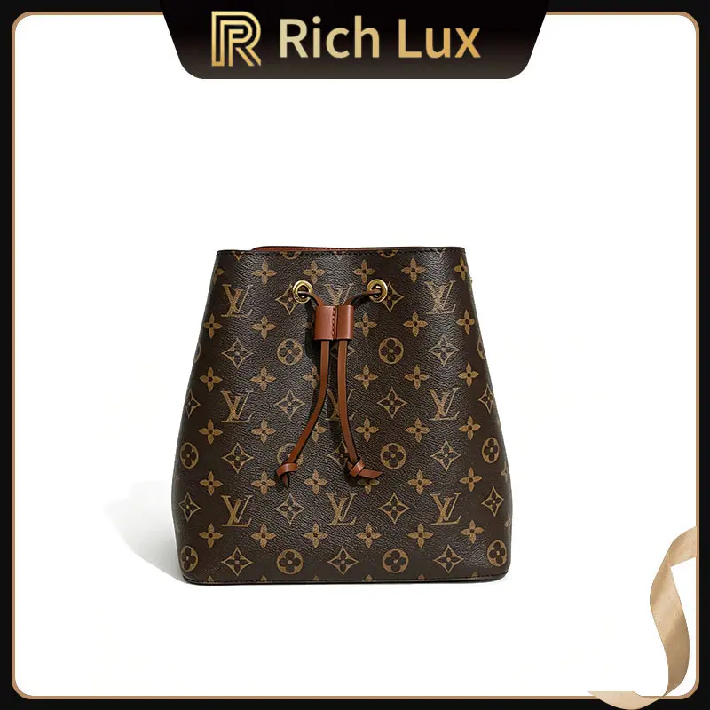 Pre-owned Louis Vuitton NéoNoé MM Bucket Bag Monogram Crossbody Shoulder Bag