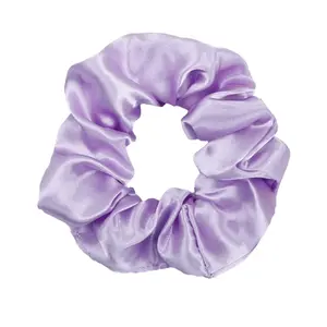 Scrunchies Hair (Random Color) Ties Silk Satin Scrunchy Silk for Hair Silk Ponytail Holders For Women Style