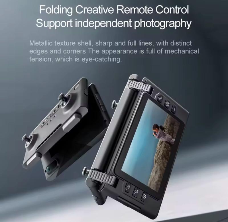 Drone with big screen remote