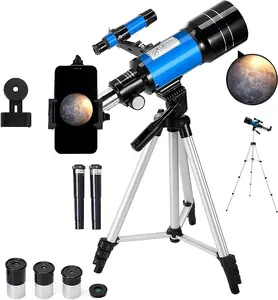 Telescope for Beginners & Kids,70mm Aperture 400mm Refractor Telescope for Astronomy Beginners, Portable Travel Telescope Astronomy Gifts