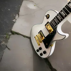 BadAss Iconic LP Style Electric Guitar Artic White Finish WOW!!