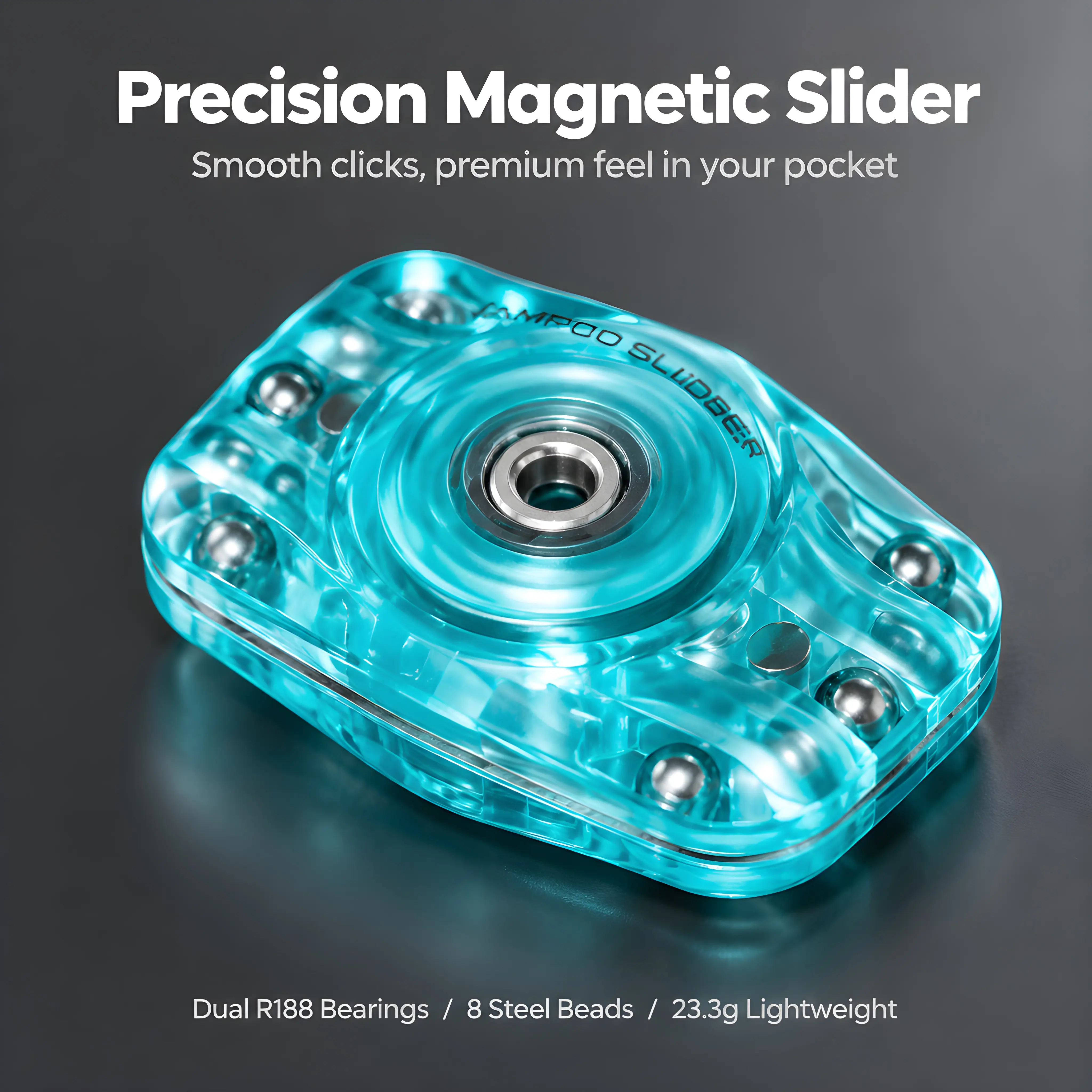 GAO STUDIO Nampoo Fidget Spinner & Slider  squishies toys,crunchy squishies,fidget,fidget toys,FIDGET TOY, pressable fidget,fidget toy,fidget clicker,stress relief gadget, Sensory Product, Self Care Gadget, Focus Aid for ADHD,, Anxiety Adhd Fidgets, Desk
