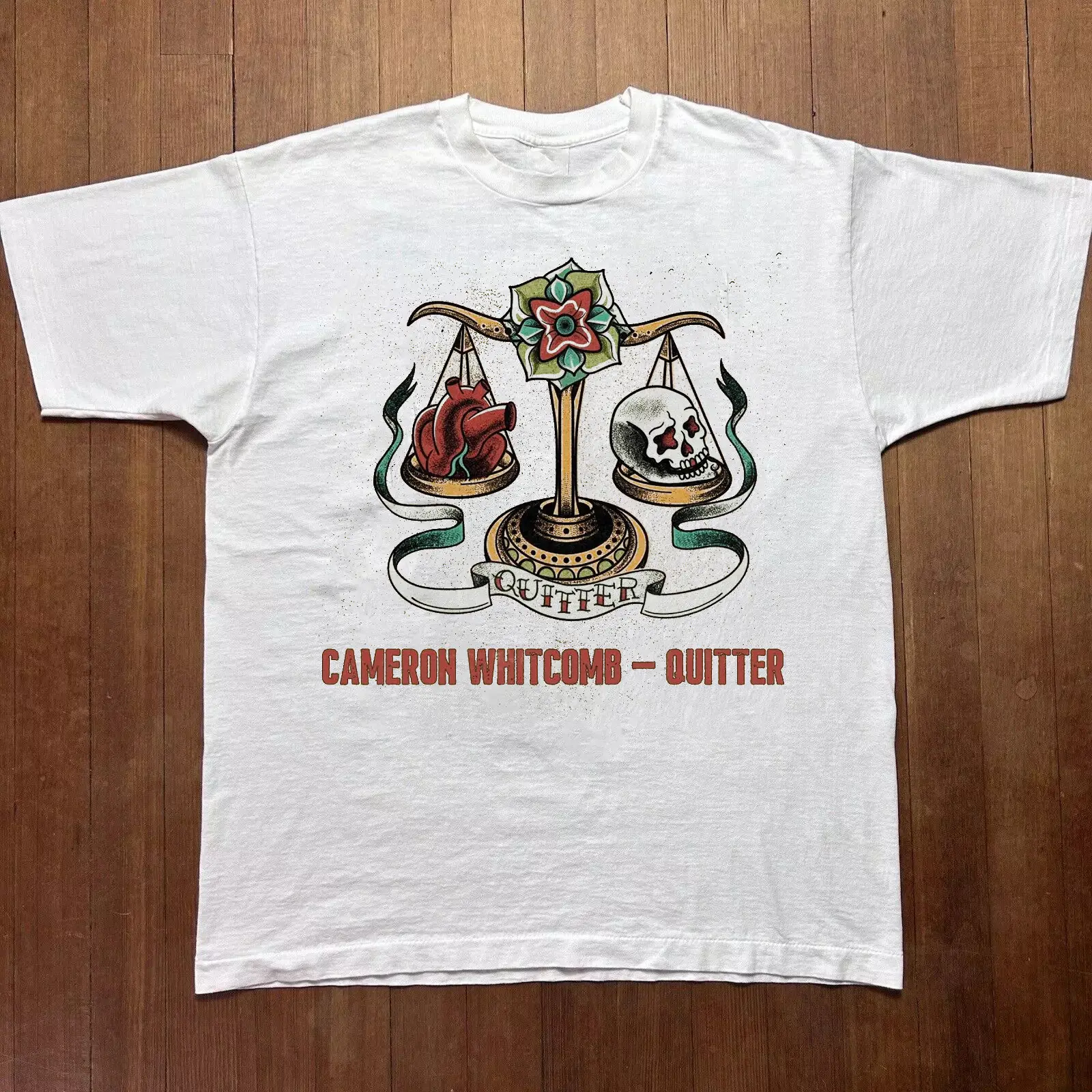 Cameron Whitcomb Quiter Tour White T-Shirt All Colors, Gift for Women Men, Made In USA, US Size S-6XL, 100% cotton, Classic Fit, Unisex T-Shirt