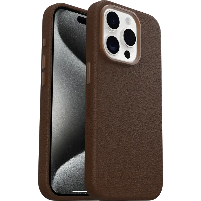 OtterBox iPhone 15 Pro Case Symmetry Series Cactus Leather