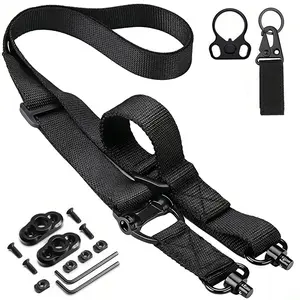 [Viral] 2 Point Quick Adjust Sling with QD Swivels and Thumb Loop - High-Performance Tactical Gear Strap, Durable Mount Straps for Secure Carrying