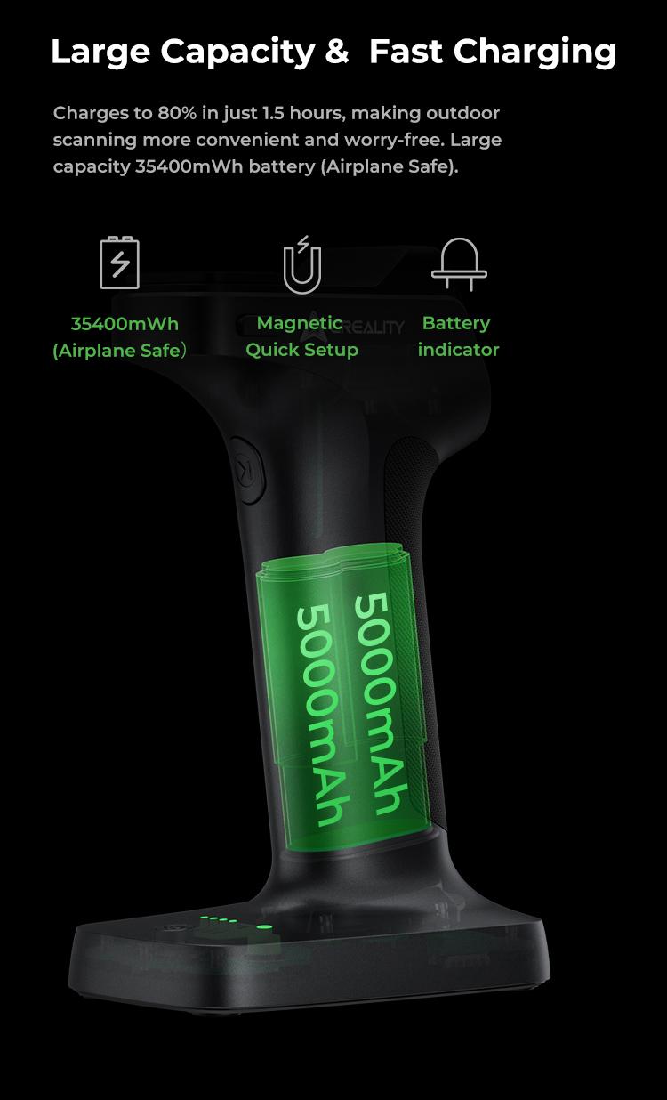 Creality RaptorX: Wireless Hybrid Blue Laser & NIR Scanner Creality RaptorX: Wireless Hybrid Blue Laser & NIR Scanner