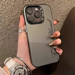 Phone Case: 1 Trendy Healing Slogan Phone Case, Suitable for iPhone 17 16 15 14 Pro Max 13 12 11 Air XR XS Plus Shockproof Drop Protection Rugged Durable Silicone Cover holiday gifts, birthdays, girlfriends, boyfriends, friends or yourself