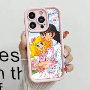 Candy Candy Retro Anime Clear  - 80s Nostalgia  For iPhone 17 16 15 14 13 12 11 PRO MAX AIR PLUS  #   01 shockproof stylish tough phone case fashionable durable soft cover friend gift lovely high quality vintage design girly girl resistant cute