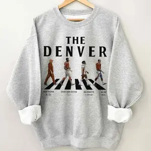 BRONCO APPAREL, DENVER FOOTBALL CREWNECK SHIRT, Denver Team Player Sweatshirt, Vintage Denver Football Graphic Shirt, All Team City Home Town Pullover, Retro Game Day City Football Shirt, Tailgate Fan Outfit, Unisex Throwback Apparel