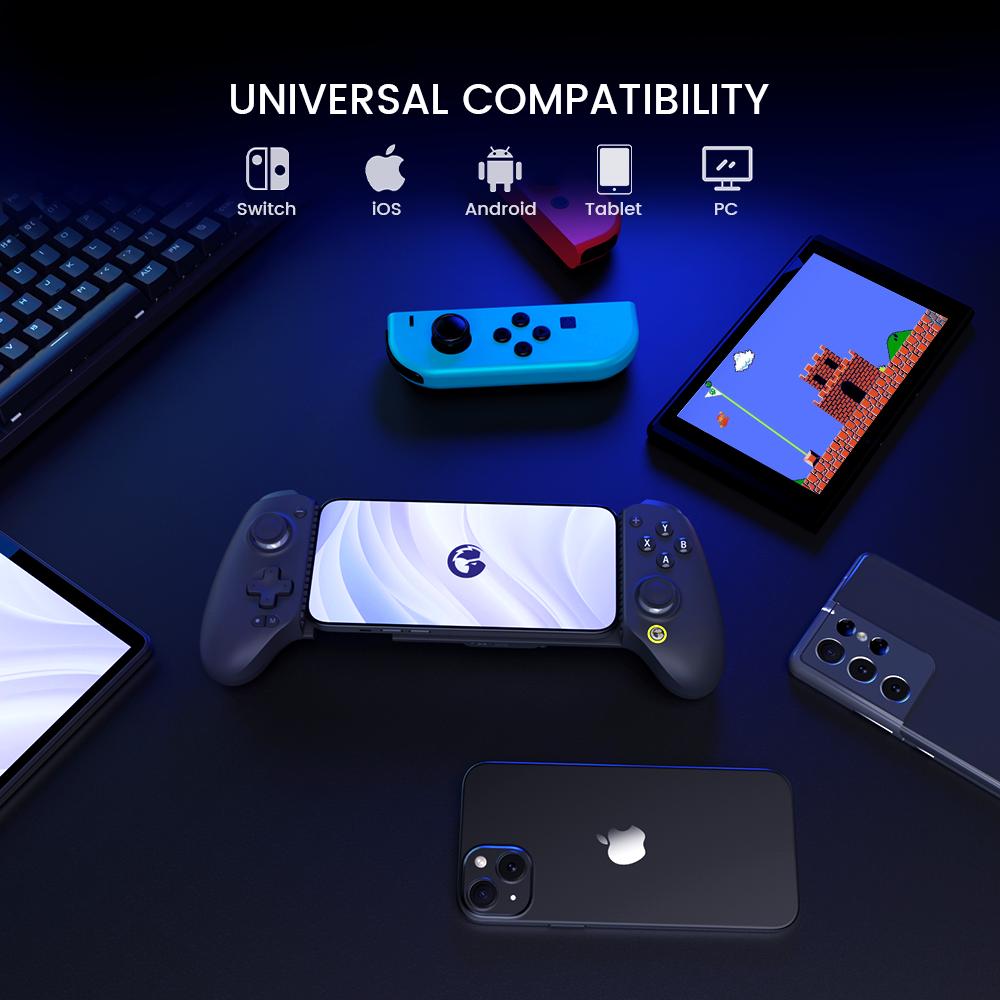 GameSir G8 Plus Galileo Bluetooth Mobile/Pad Wireless Game Controller for Android and iOS, Featuring Hall Effect Sticks & Triggers