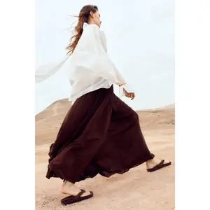 H&M Gathered modal skirt