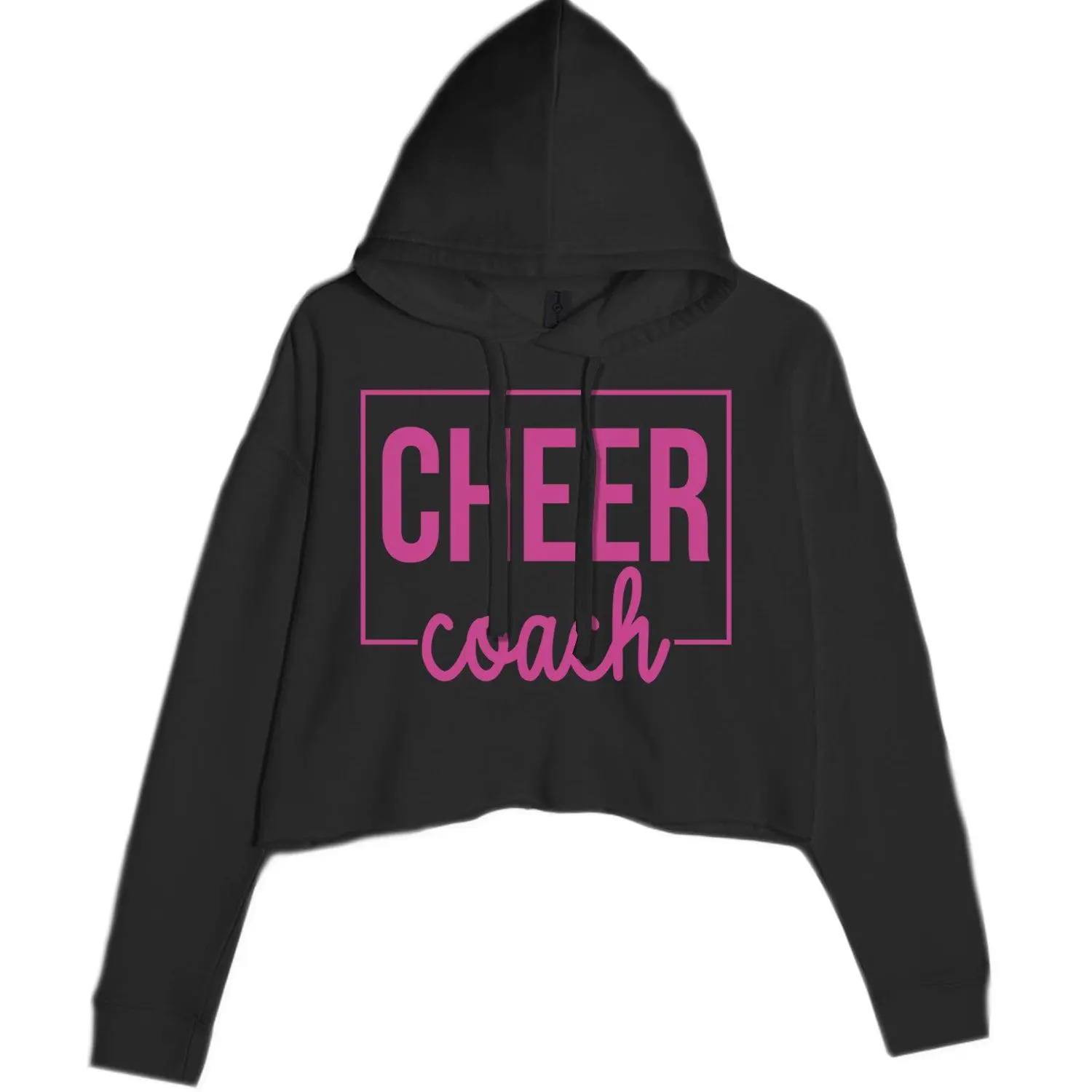 Cheer Coach Cheerleader Cropped Hoodie Sweatshirt