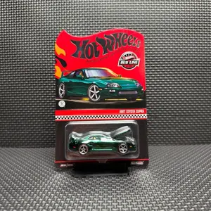 Hot Wheels RLC Exclusive 1997 Toyota Supra Spectraflame British Green With Protector