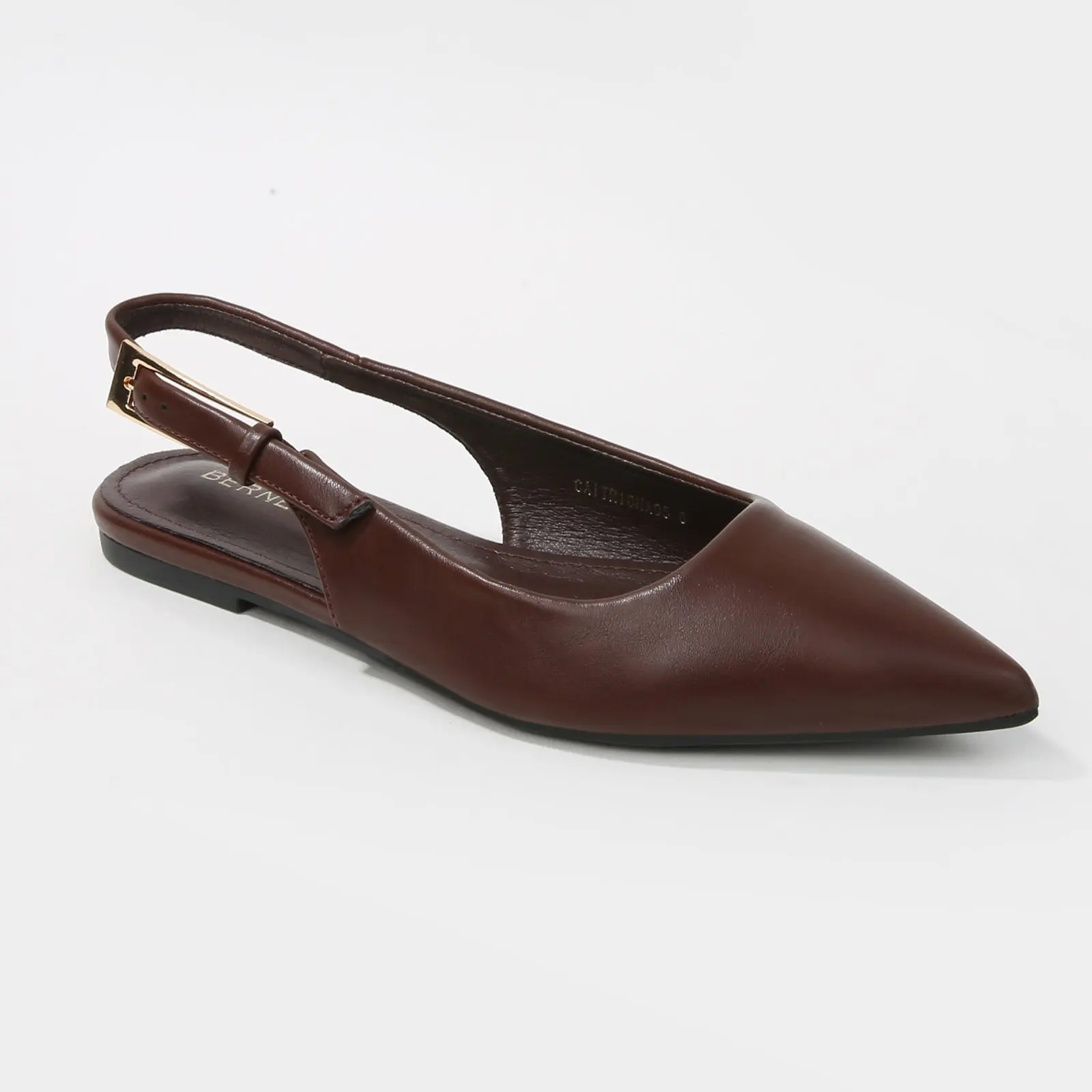 Caitriona Smooth Faux Leather Slingback Flats