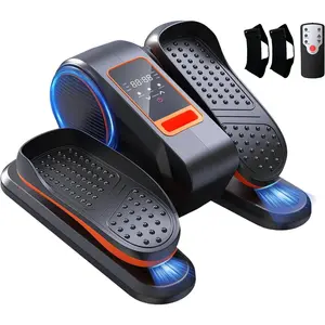 Under Desk Machine, Electric Elliptical  Exerciser for Senior, 13 Adjustable Speeds Quiet and Portable Seated Pedal Exerciser for  with Remote Control