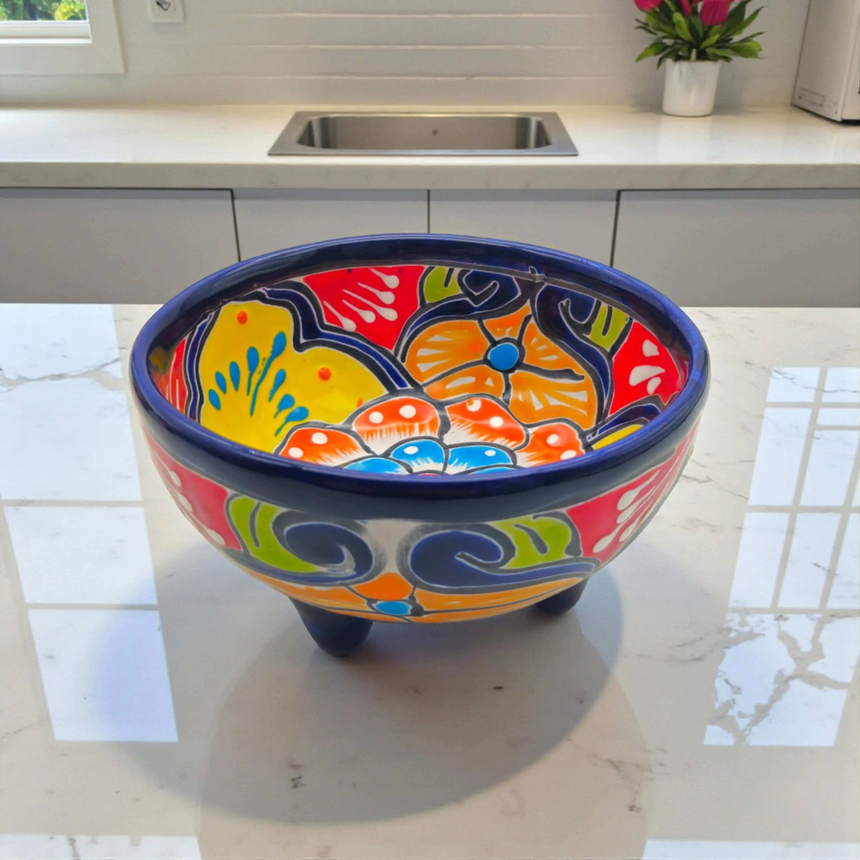 Talavera Salsa Bowl | Handmade Mexican Molcajete