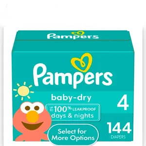 Pampers Baby-Dry Diapers Size 4 - Pack of 144