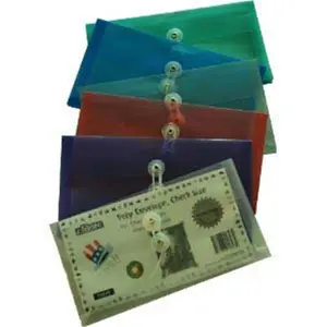 212 MAIN Check-Size Side-Loading Poly Envelope, Assorted Colors Assorted Pack Poly Mailer, 12-Pack Office Stationery & Supplies