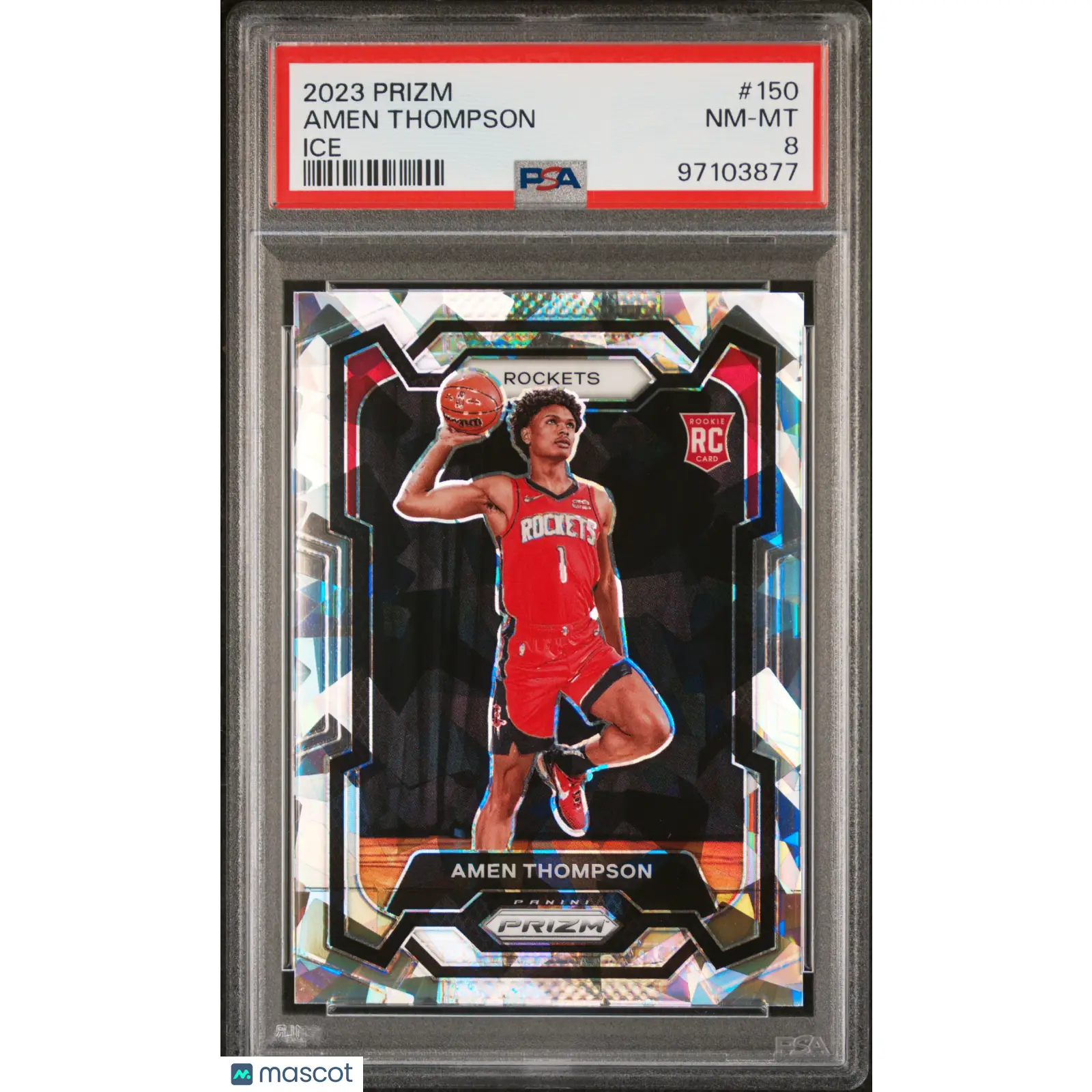 Amen Thompson PSA 2023 Panini Prizm #150 8