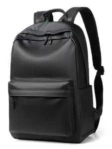 Men's Waterproof PU Leather Backpack, Durable Travel School Bag, Business Casual Sports Laptop Rucksack, Laptop Backpacks, New Design