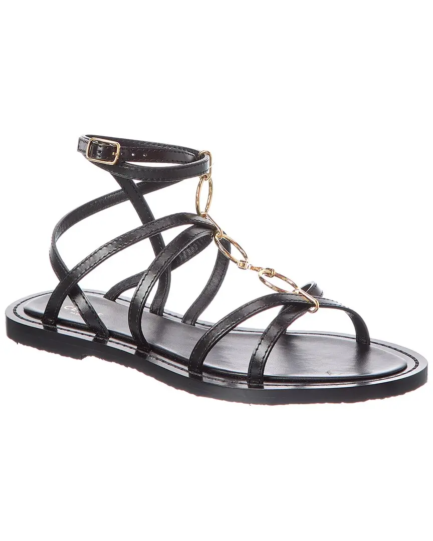 CELINE Lympia Strappy Jewel Leather Sandal