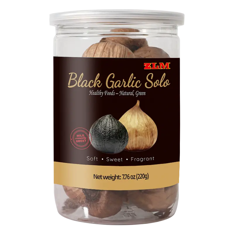 NO.1 Black Garlic 7.76 oz Whole Bulb Easy to Peel Pure Natural Chemical Free Kosher Friendly Ready to Eat Healthy Snack Immune System Flavor Spices Minerals Seasonings Vegetable Taffy Food
