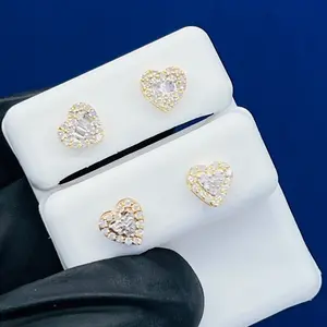 HEART DIAMOND EARRINGS ON BLACK FRIDAY DEALS !
