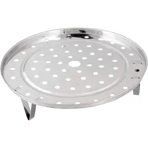 Steamer Rack Stainless Steel Instant Pot Accessories, Cooking Ware Thickened Steaming Rack Stand (Sliver, 7 Inch)