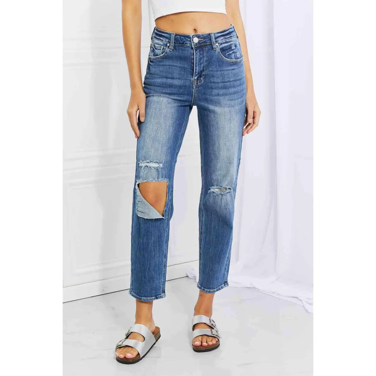 Emily High Rise Relaxed Jeans