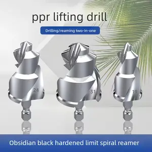 PVC pipe PPR lifting drill bit, reinforced and durable, high-speed hole enlargement, PPR repair drill bit.