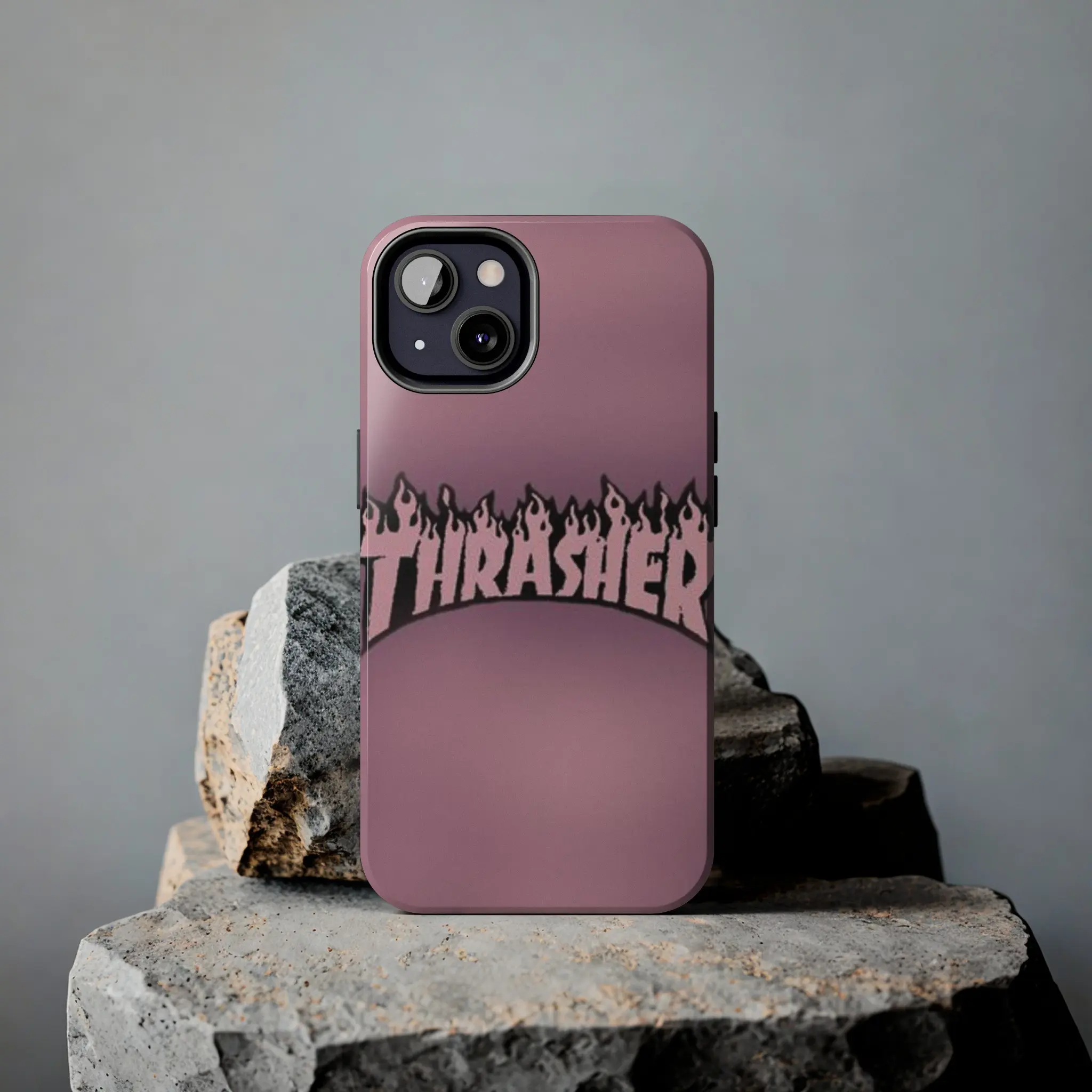 Pinky Collage Thrasher Fire Phone Case Trend 2024 , HypeBeast Thrasher Phone Case , Hiphop Fire Phone CaseFor Iphone 11,12,13,14,15 Free Shipping