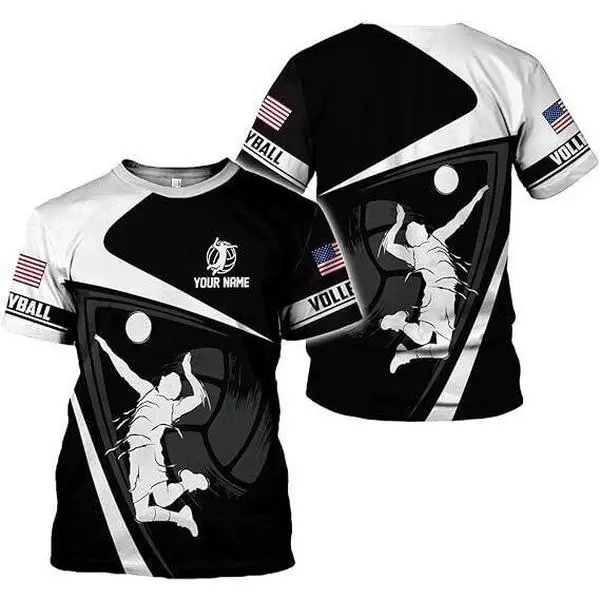 Personalized Volleyball Shirt, Volleyball 3D Tshirt for Men & Women, Volleyball 8