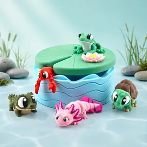 Lily Pad Pals Mini Playset - Desk & Home Decor Imaginative Display