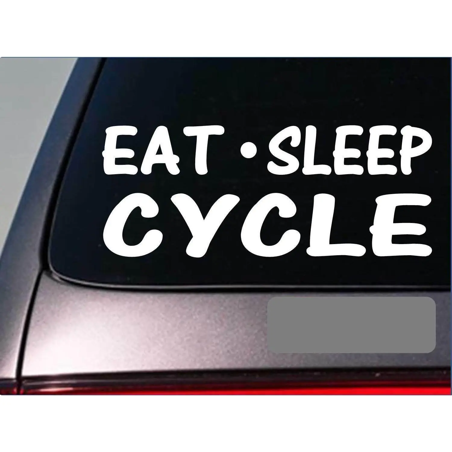 Eat Sleep Cycle Sticker *G844* 8" vinyl road bike mt bike spinning class train