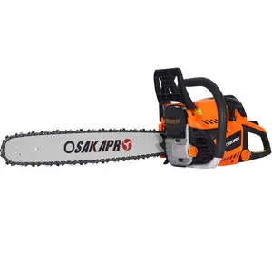 Donext 20" Gas Chainsaw 52cc 2.6HP Engine for Tree & Wood Cutting Orange Heavy Duty Blade Easy Start Multiuse Tool