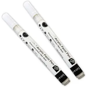 Pen, White, Extra-Fine Tipped (2-Pack)
