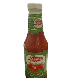 Famosa Tomato Ketchup, Premium Condiment for Burgers, Fries, and Sandwiches