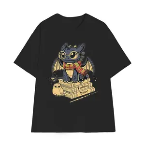 ToothPotter Vintage Shirt EUniverse Shirt How to Train Dragon Tee Night Fury Shirt Unisex 100% Cotton All Seasons Classic Fit