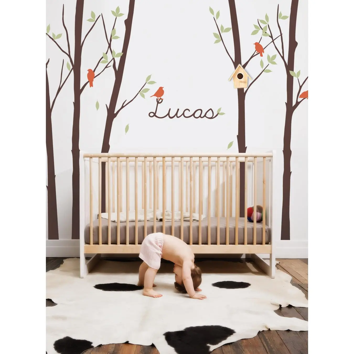 Tree Wall Decal with Personalized Name