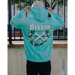 Black & White Award Crest Zip Up - Tiffany