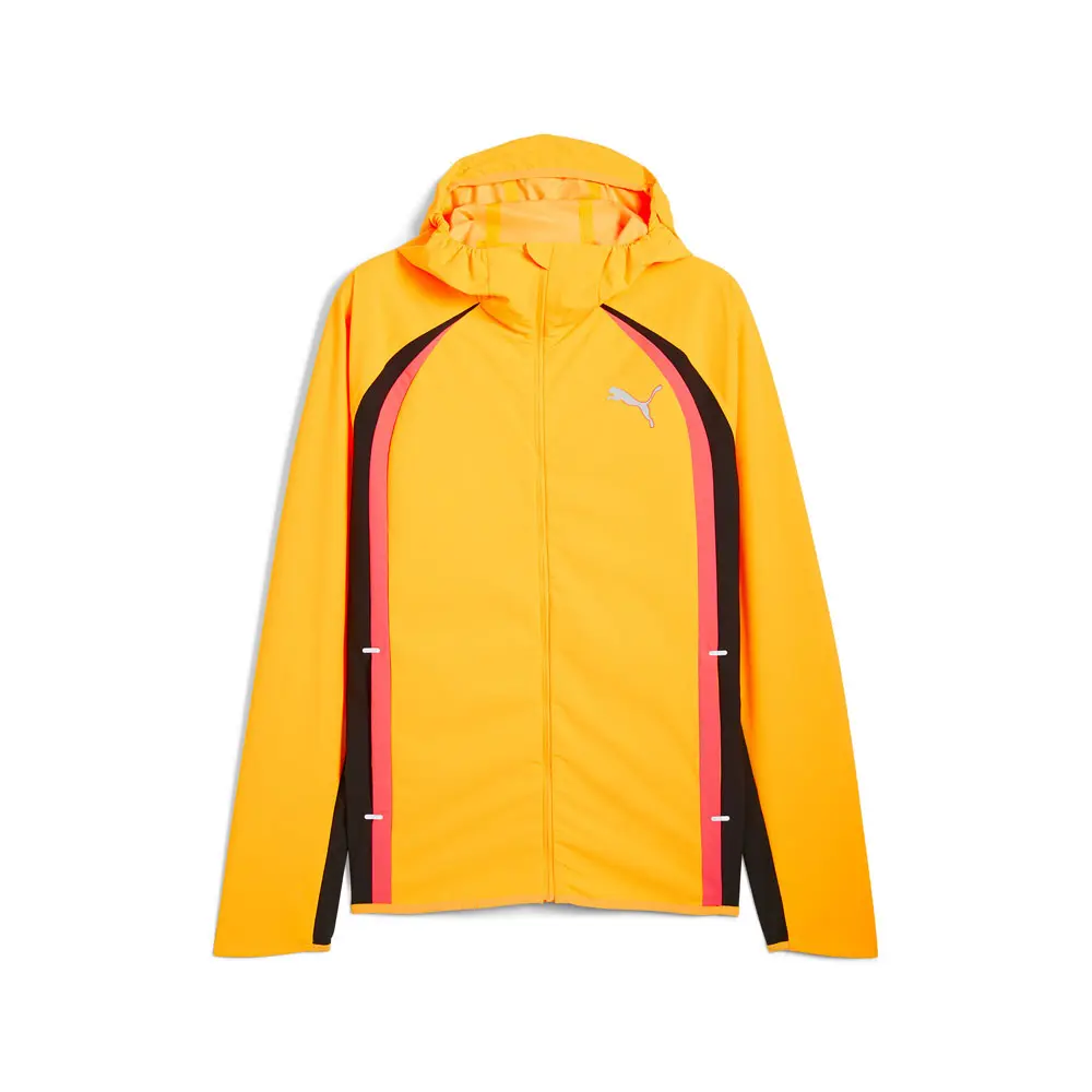 PUMA Mens Run Ultraweave Raincell Jacket Athletic Outerwear Casual - Orange