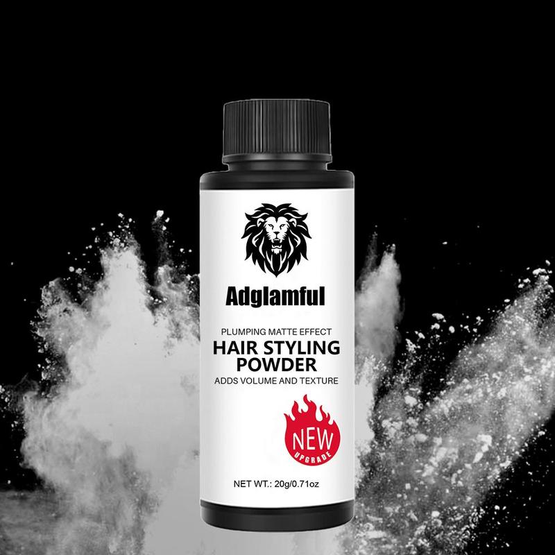 Adglamful Hair Styling Powder – Volumizing Root Booster, Hair Texture Powder & Texturizing Powder for Men & Women, Matte Finish, Oil Control, Lightweight, No Residue, Travel-Friendly Haircare,20g
