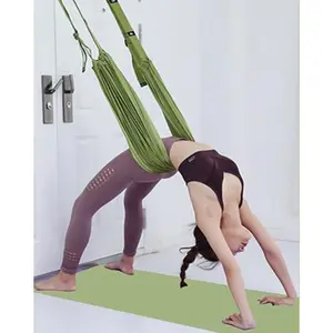 Waist, Back, and Leg Stretch Strap Doorway Flexibility Trainer, Suitable for Yoga, Pilates, Dance, and Gymnastics, with Door Anchor