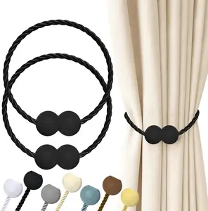 2pcs, Curtain Tiebacks Buckles Holdbacks Holders Hooks Clip for Home Outdoor Bedroom Office Decorative Curtain