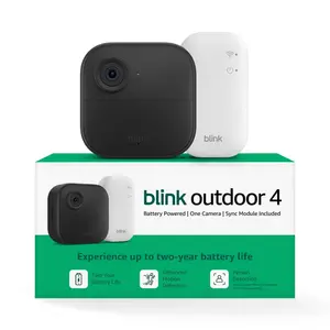 Blink Outdoor 4 Wireless Smart 1080p Security Camera with Two Year Battery Life – 1 Camera System