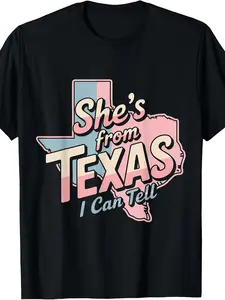 She's from Texas I Can Tell Retro Vintage Texas Girl T-Shirt
